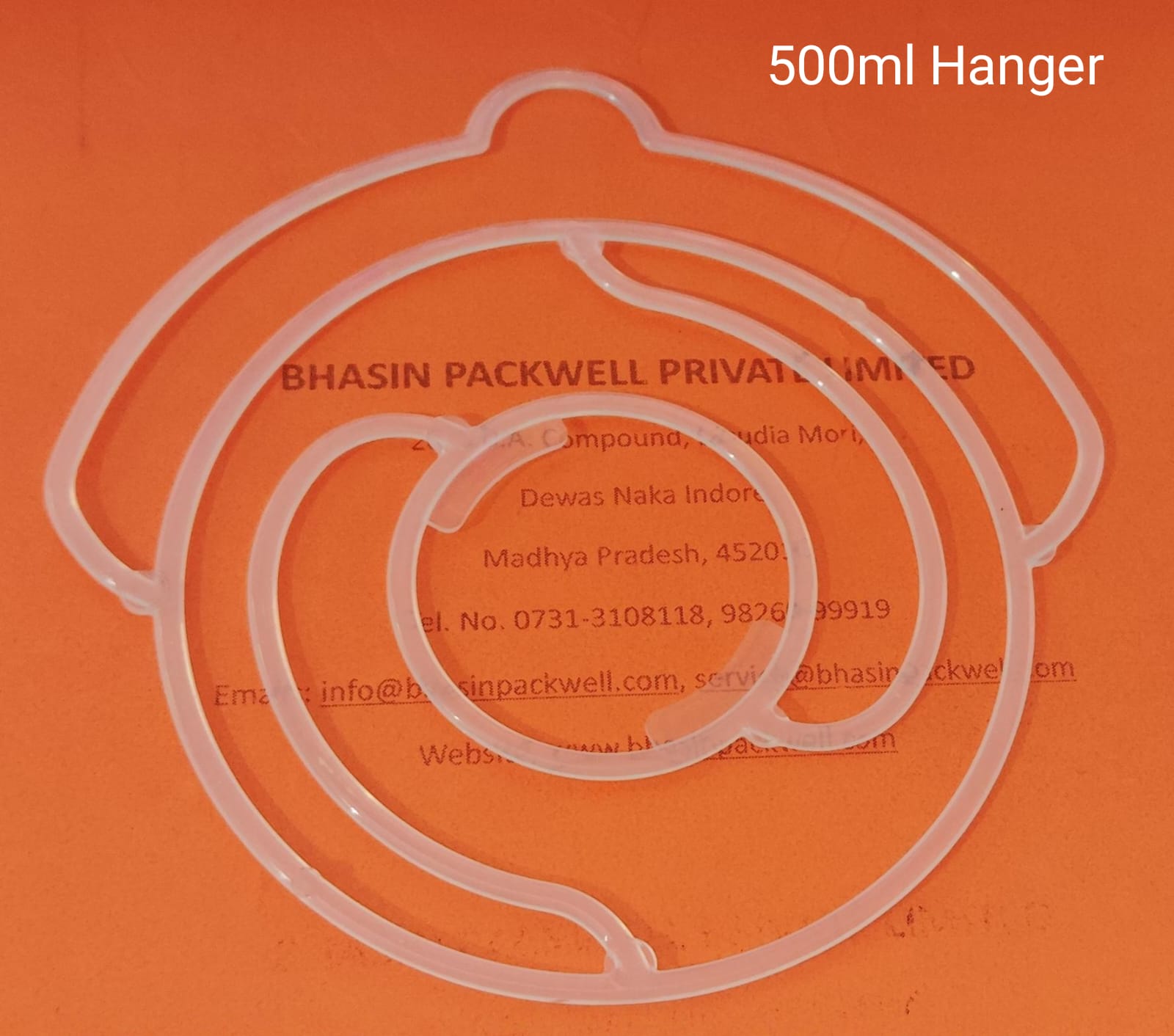 LDPE Hangers for IV Bottles
