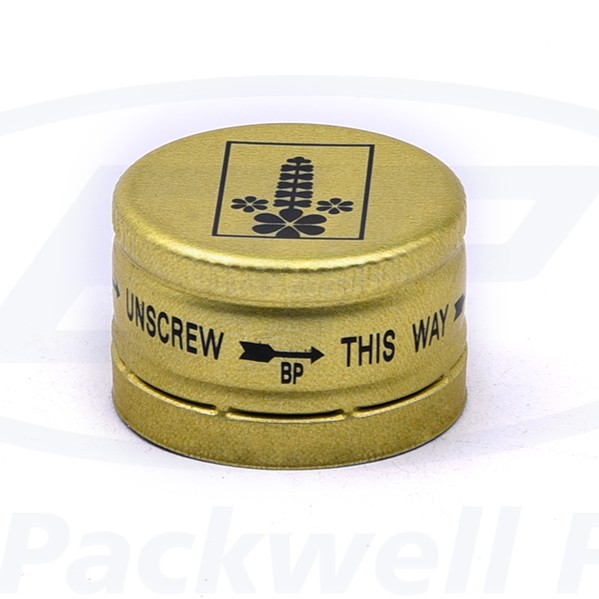 28x18mm Aluminum Pilfer-Proof Caps